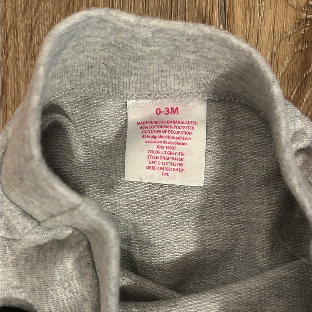 Gray Panda Baby Pants - Picture 2 of 3